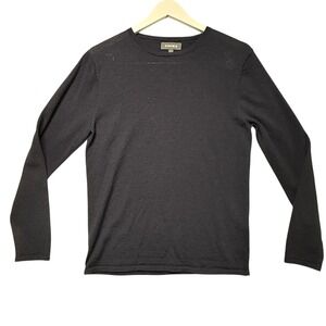Bonobos Womens Slim Fit Merino Wool Silk Crewneck‎ Sweater Navy Blue Size M